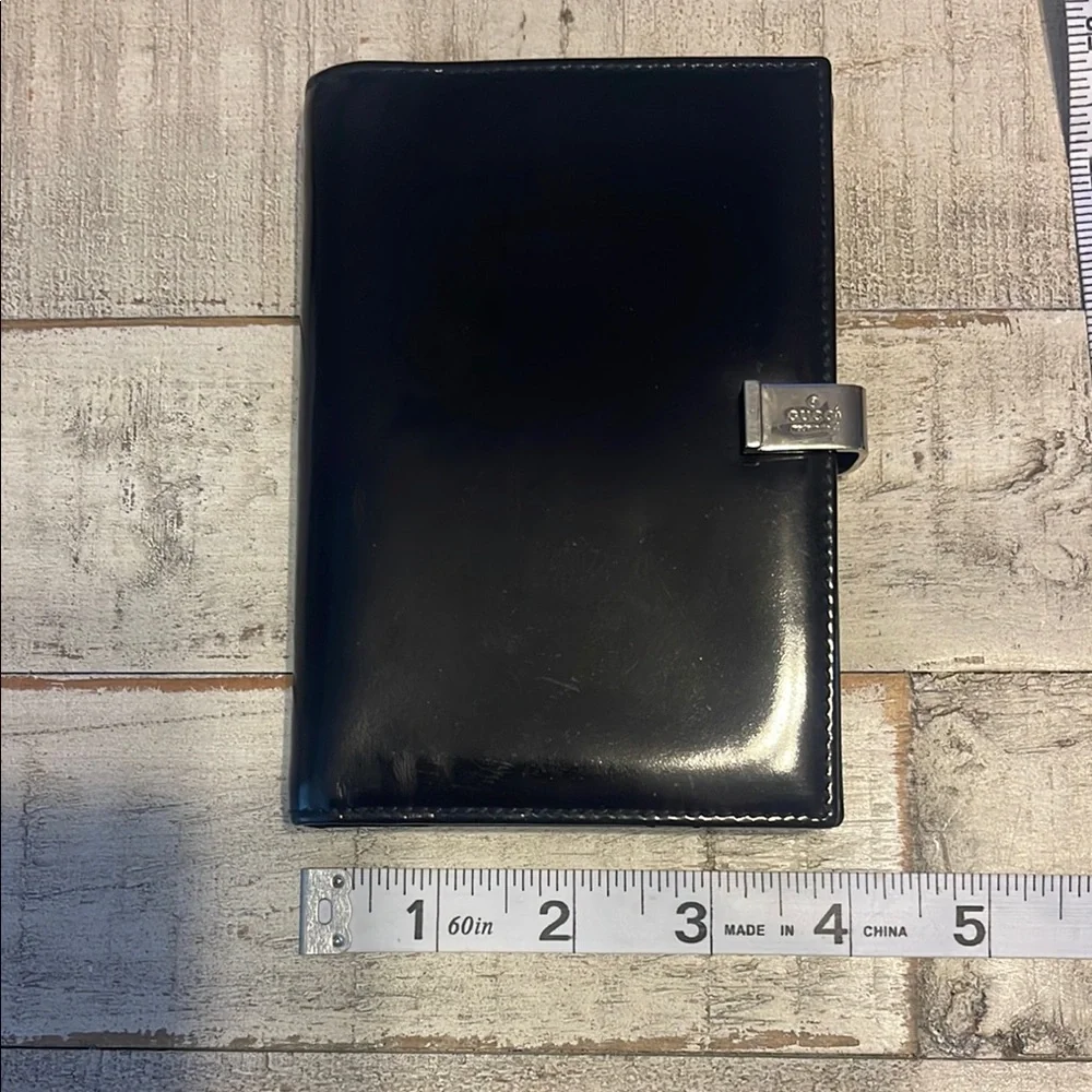 Gucci Black Notebook and Journal Holder